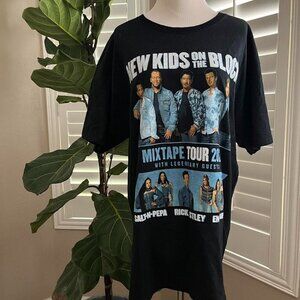 New Kids On The Block Mixtape Tour 2024 Fan Retro T-Shirt